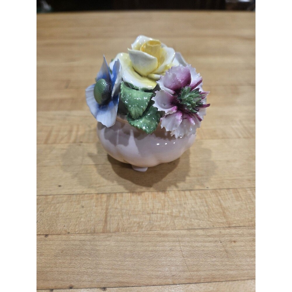 Radnor Staffordshire Bone China Miniature Floral Bouquet Figurine